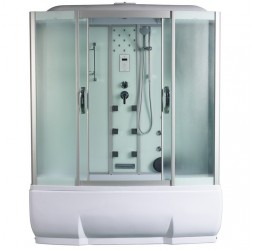 Душевая кабина River WISLA 170х80 матовое стекло, профиль хром матовый