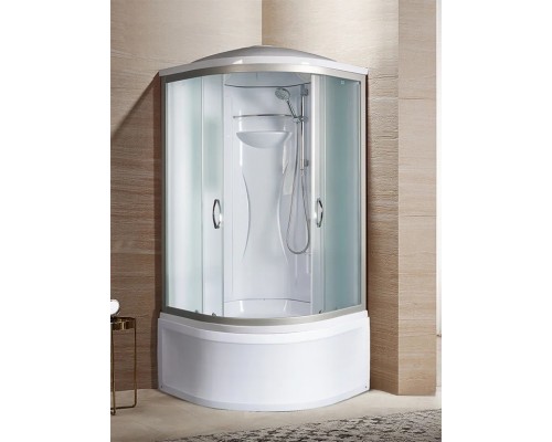 Душевая кабина River REIN 90х90 матовое стекло, профиль хром матовый