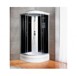 Душевая кабина River Desna 100/24 TH стекло тонированное, профиль хром матовый