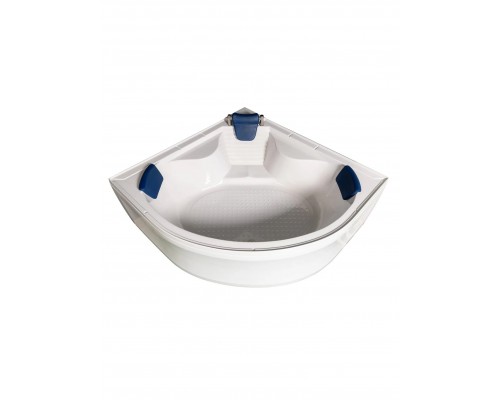 Душевая кабина River TEMZA 150х150 тонированное стекло, профиль хром матовый