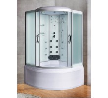 Душевая кабина River TEMZA 135х135 матовое стекло, профиль хром матовый