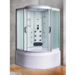 Душевая кабина River TEMZA 135х135 матовое стекло, профиль хром матовый