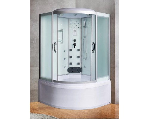 Душевая кабина River TEMZA 135х135 матовое стекло, профиль хром матовый