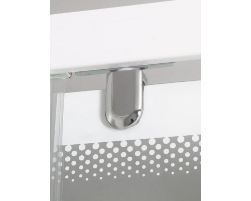 Душевая кабина River PENTA Б/К 90х90 без крыши, матовое стекло, профиль хром матовый