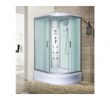 Душевая кабина River DUNAY 110х80 матовое стекло, профиль хром матовый, левая