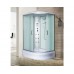 Душевая кабина River DUNAY 110х80 матовое стекло, профиль хром матовый, левая