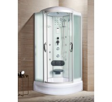 Душевая кабина River TEMZA 100х100 матовое стекло, профиль хром матовый