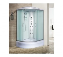 Душевая кабина River DUNAY 110х80 матовое стекло, профиль хром матовый,правая