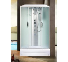 Душевая кабина River SENA 120х80 матовое стекло, профиль хром матовый