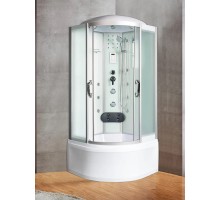 Душевая кабина River TEMZA 100х100 матовое стекло, профиль хром матовый