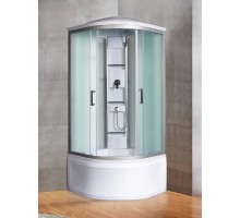 Душевая кабина River AMUR 90х90 матовое стекло, профиль хром матовый