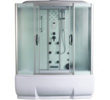 Душевая кабина River WISLA 150х80 матовое стекло, профиль хром матовый