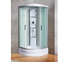 Душевая кабина River AMUR 90х90 матовое стекло, профиль хром матовый