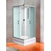 Душевая кабина River QUADRO Б/К 90х90 без крыши, матовое стекло, профиль хром матовый