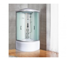 Душевая кабина River DUNAY 100х100 матовое стекло, профиль хром матовый