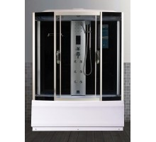 Душевая кабина River DUNAY 170х80 тонированное стекло, профиль хром матовый