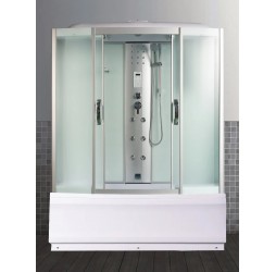 Душевая кабина River DUNAY 170х80 матовое стекло, профиль хром матовый