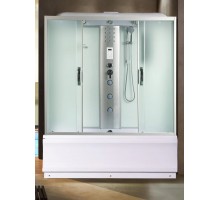 Душевая кабина River SENA 150х70 матовое стекло, профиль хром матовый