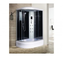 Душевая кабина River DUNAY 120х80 тонированное стекло, профиль хром матовый, правая