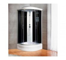 Душевая кабина River DESNA 90х90 тонированное стекло, профиль хром матовый