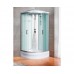 Душевая кабина River DESNA 80х80 матовое стекло, профиль хром матовый