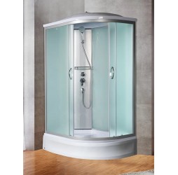 Душевая кабина River NARA 120х80 матовое стекло, профиль хром матовый, левая