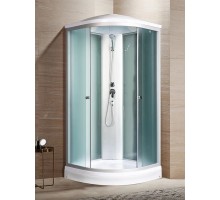 Душевая кабина River NARA LIGHT 90х90 матовое стекло, профиль хром матовый