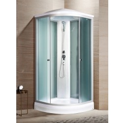 Душевая кабина River NARA LIGHT 90х90 матовое стекло, профиль хром матовый