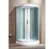 Душевая кабина River NARA LIGHT 100х100 матовое стекло, профиль хром матовый