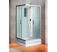 Душевая кабина River TEMZA 120х120 матовое стекло, профиль хром матовый