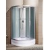 Душевая кабина River NARA Б/К 100х100 без крыши, матовое стекло, профиль хром матовый