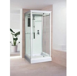 Душевая кабина River TANA 80х80 матовое стекло, профиль хром матовый