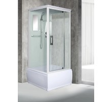 Душевая кабина River TANA 90х90 матовое стекло, профиль хром матовый