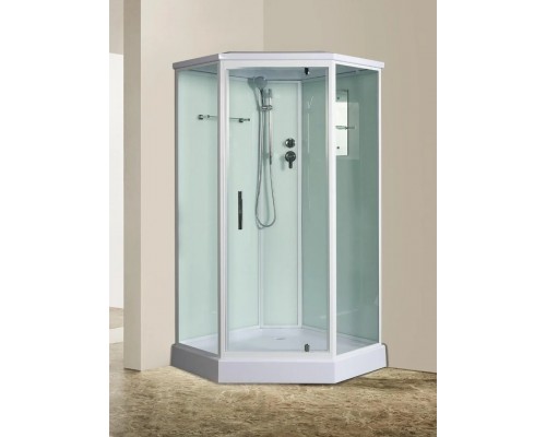 Душевая кабина River PENTA 90х90, матовое стекло, профиль хром матовый