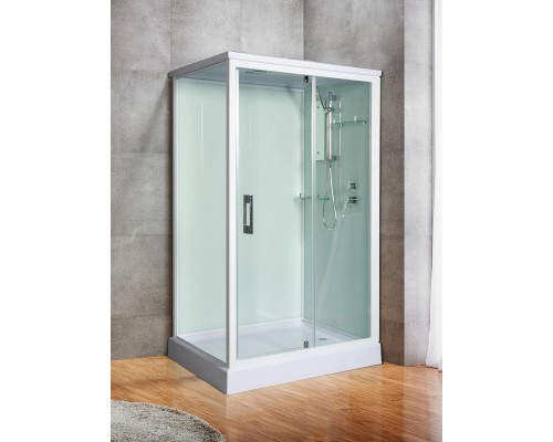 Душевая кабина River TANA 120х90 матовое стекло, профиль хром матовый