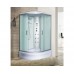Душевая кабина River DUNAY 120х90 матовое стекло, профиль хром матовый, правая