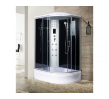 Душевая кабина River DUNAY 120х90 тонированное стекло, профиль хром матовый, левая