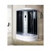Душевая кабина River DUNAY 120х90 тонированное стекло, профиль хром матовый, левая