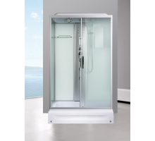 Душевая кабина River VITIM 120х80 матовое стекло, профиль хром матовый