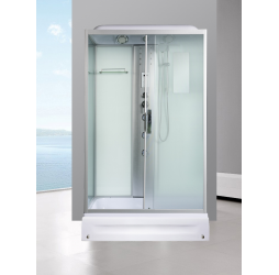 Душевая кабина River VITIM 120х80 матовое стекло, профиль хром матовый