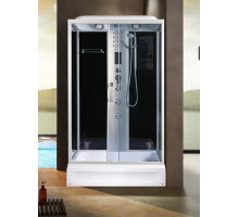 Душевая кабина River VITIM 120х80 тонированное стекло, профиль хром матовый
