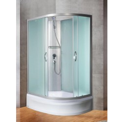 Душевая кабина River NARA Б/К 90х70 без крыши, матовое стекло, профиль хром матовый, левая