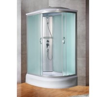 Душевая кабина River NARA 100х80 матовое стекло, профиль хром матовый, левая