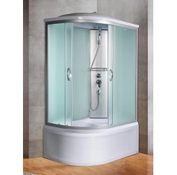 Душевая кабина River NARA 120х90 матовое стекло, профиль хром матовый, правая