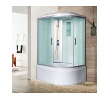 Душевая кабина River DESNA XL 120х90 матовое стекло, профиль хром матовый,левая