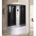 Душевая кабина River DUNAY XL 120х90 тонированное стекло, профиль хром матовый, правая