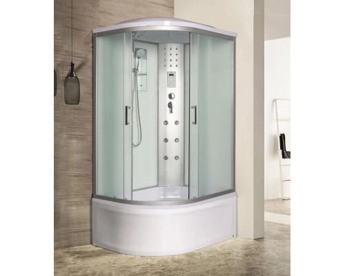 Душевая кабина River DUNAY XL 120х90 матовое стекло, профиль хром матовый, правая