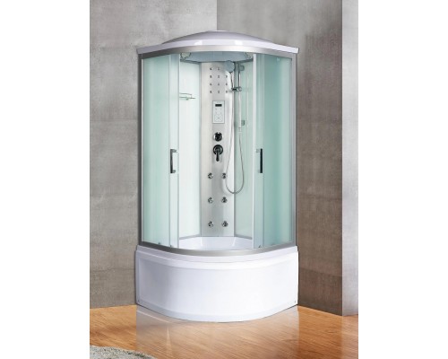 Душевая кабина River DUNAY XL 90х90 матовое стекло, профиль хром матовый