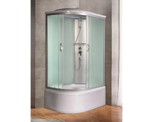 Душевая кабина River NARA XL 120х80 матовое стекло, профиль хром матовый, правая