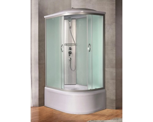 Душевая кабина River NARA XL 120х80 матовое стекло, профиль хром матовый, левая